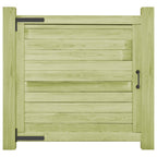 Cancello da Giardino in Legno di Pino Impregnato 100x100 cm