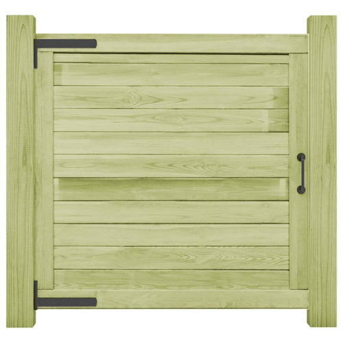 Cancello da Giardino in Legno di Pino Impregnato 100x100 cm