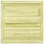 Cancello da Giardino in Legno di Pino Impregnato 100x100 cm