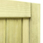 Cancello da Giardino in Legno di Pino Impregnato 100x100 cm