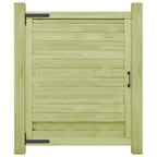 Cancello da Giardino in Legno di Pino Impregnato 125x100 cm