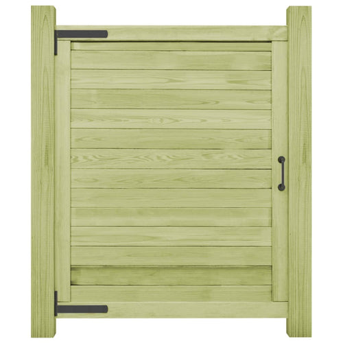Cancello da Giardino in Legno di Pino Impregnato 125x100 cm