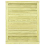 Cancello da Giardino in Legno di Pino Impregnato 125x100 cm