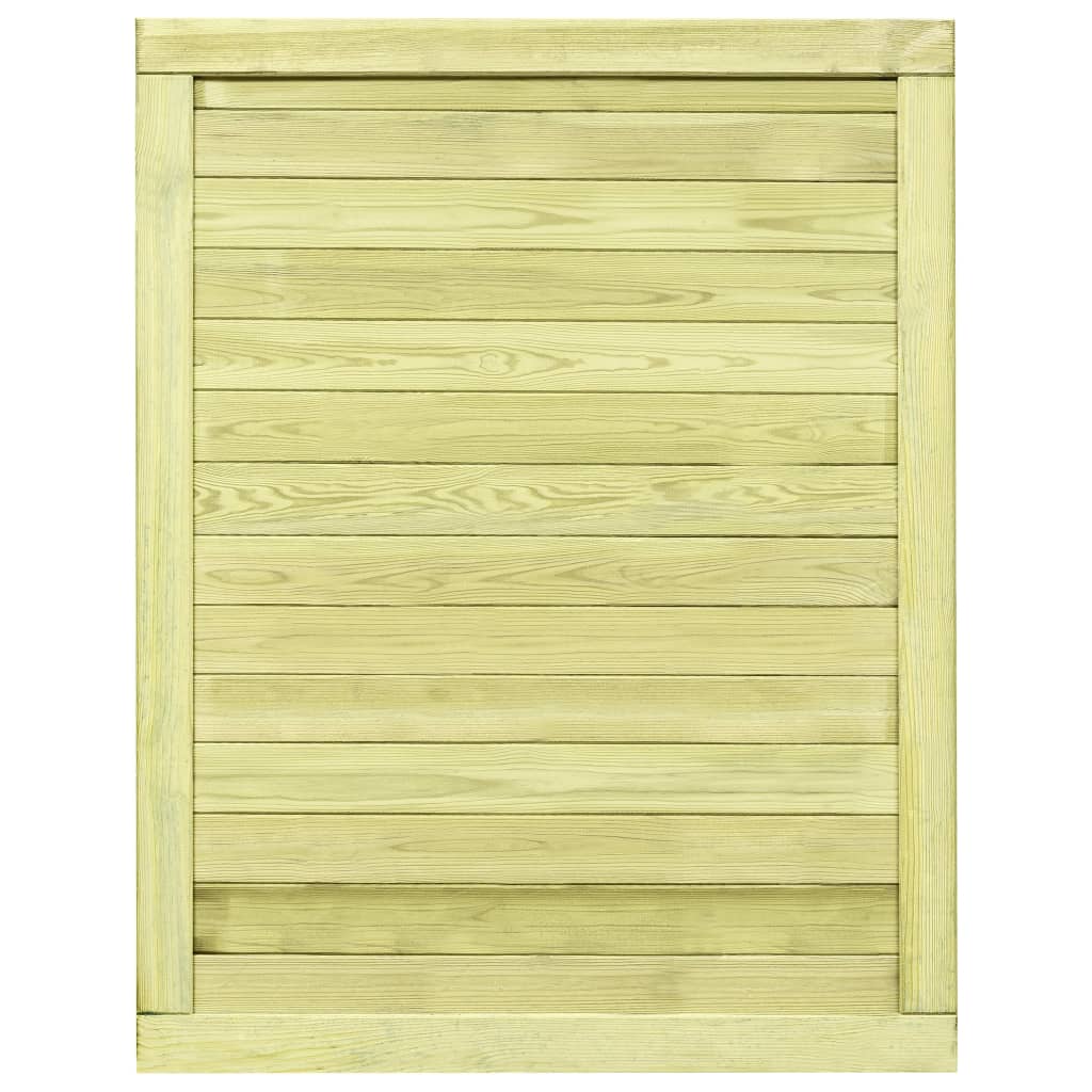 Cancello da Giardino in Legno di Pino Impregnato 125x100 cm