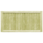 Cancelli da Giardino 2 pz in Legno di Pino Impregnato 300x75 cm