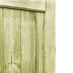 Cancelli da Giardino 2 pz in Legno di Pino Impregnato 300x75 cm