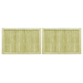 Cancelli da Giardino 2 pz Legno di Pino Impregnato 150x100 cm