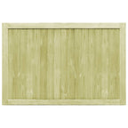 Cancelli da Giardino 2 pz Legno di Pino Impregnato 150x100 cm