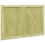 Cancelli da Giardino 2 pz Legno di Pino Impregnato 150x100 cm