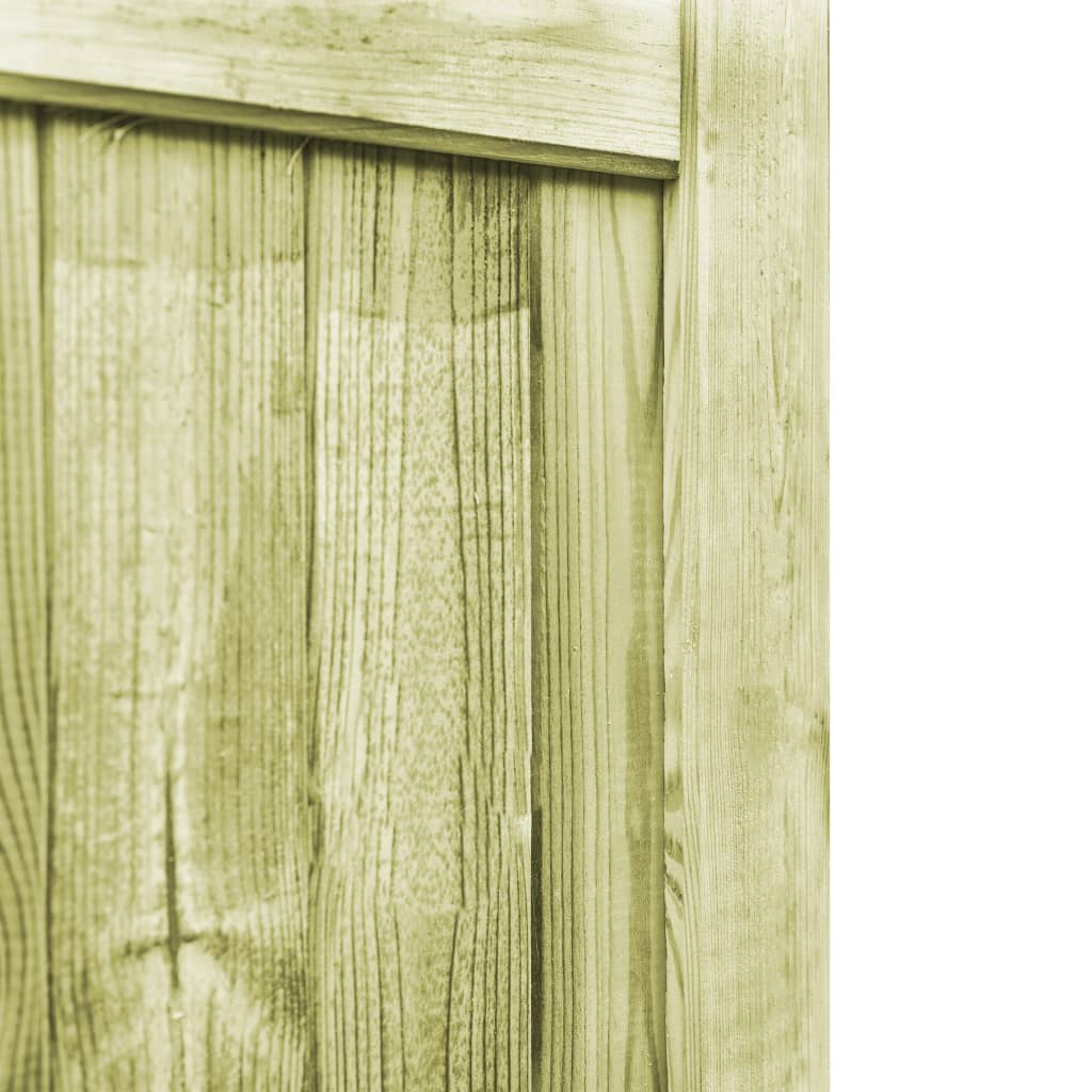 Cancelli da Giardino 2 pz Legno di Pino Impregnato 150x100 cm