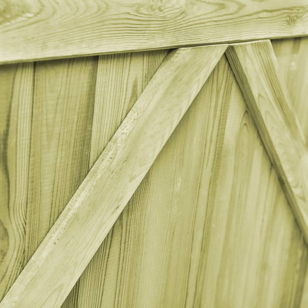 Cancelli da Giardino 2 pz Legno di Pino Impregnato 150x100 cm