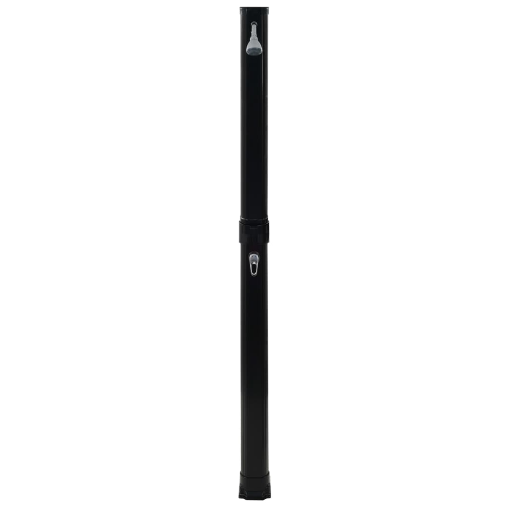 Doccia Solare Pieghevole Nera 214 cm 23 L