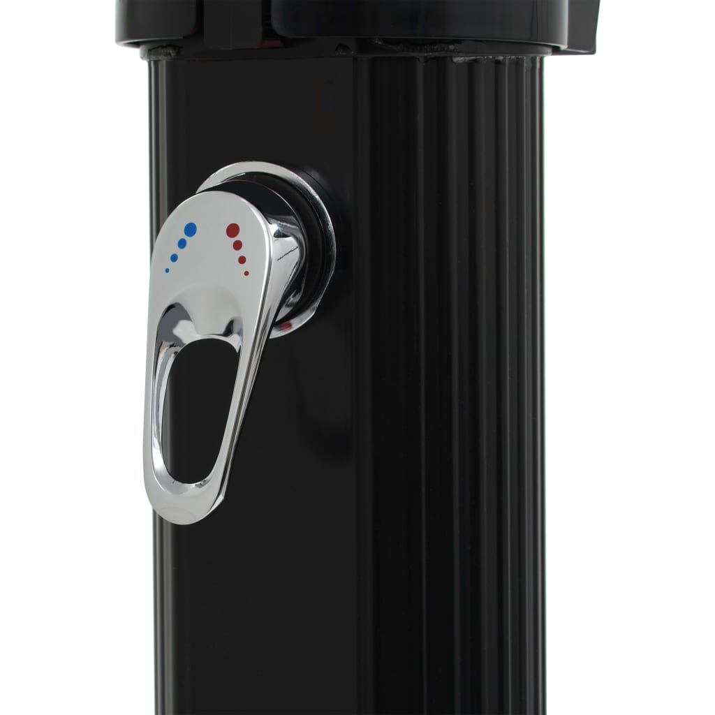 Doccia Solare Pieghevole Nera 214 cm 23 L
