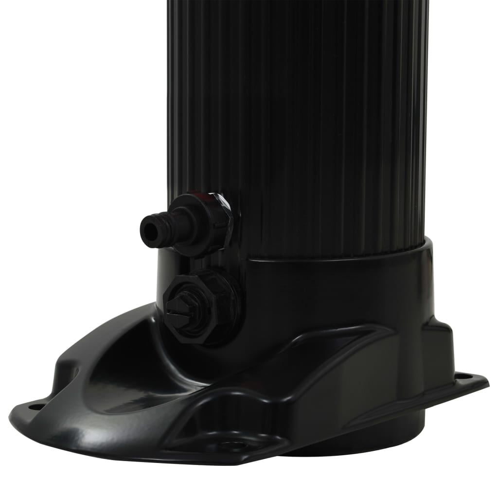 Doccia Solare Pieghevole Nera 214 cm 23 L