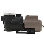 Pompa per Piscina con Timer Nera 0,25 Hp 8000 L/h