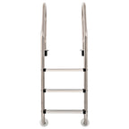 Scaletta per Piscina 3 Gradini Acciaio Inox 304 120 cm