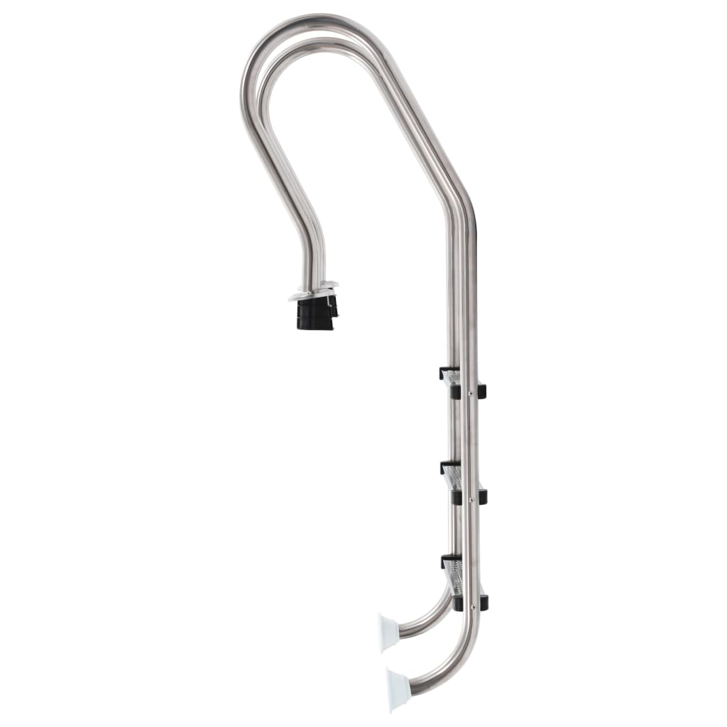 Scaletta per Piscina 3 Gradini Acciaio Inox 304 120 cm