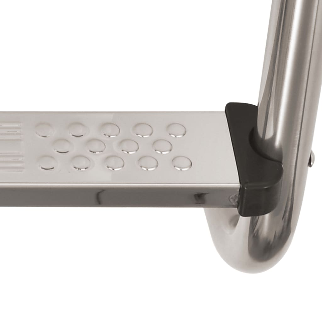 Scaletta per Piscina 3 Gradini Acciaio Inox 304 120 cm
