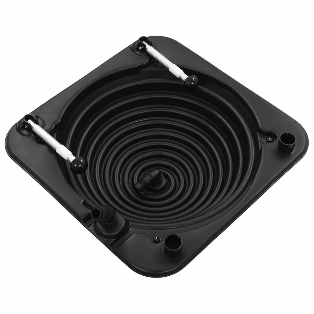 Riscaldatore Solare per Piscina 75x75x36 cm HDPE Alluminio