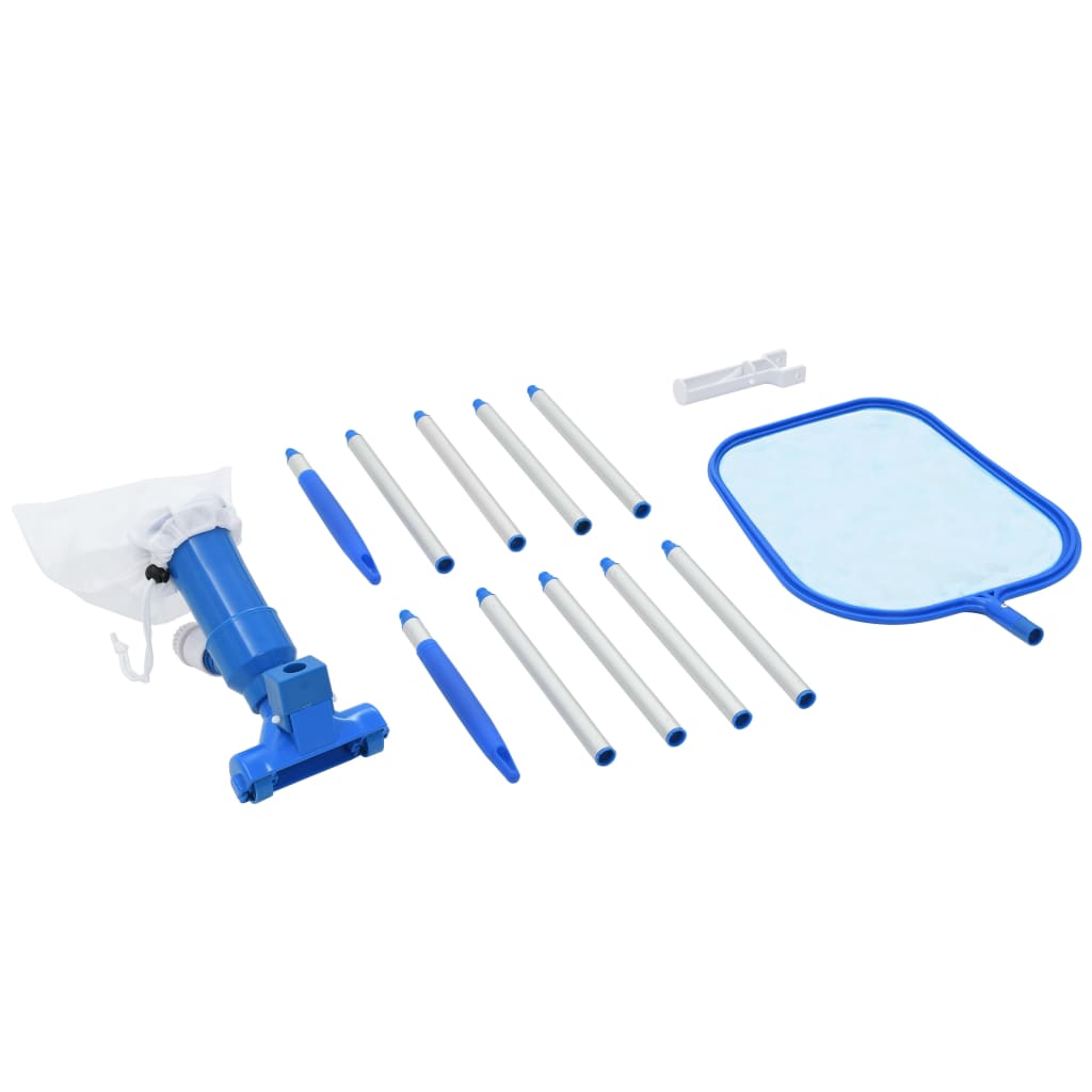 Kit 2 pz Manutenzione Piscina - Skimmer e Aspiratore Subacqueo