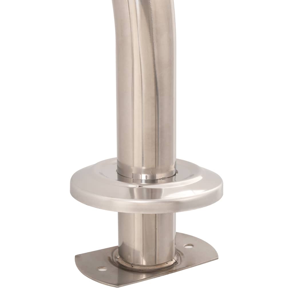 Scaletta per Piscina 3 Gradini Acciaio Inox 304 158 cm