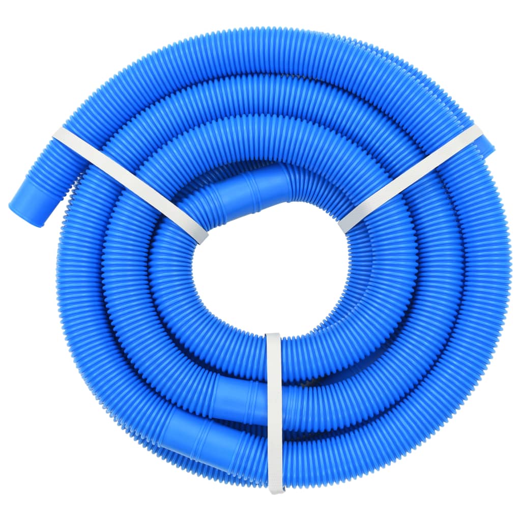 Tubo Flessibile per Piscina 38 mm 6 m Blu con Morsetti