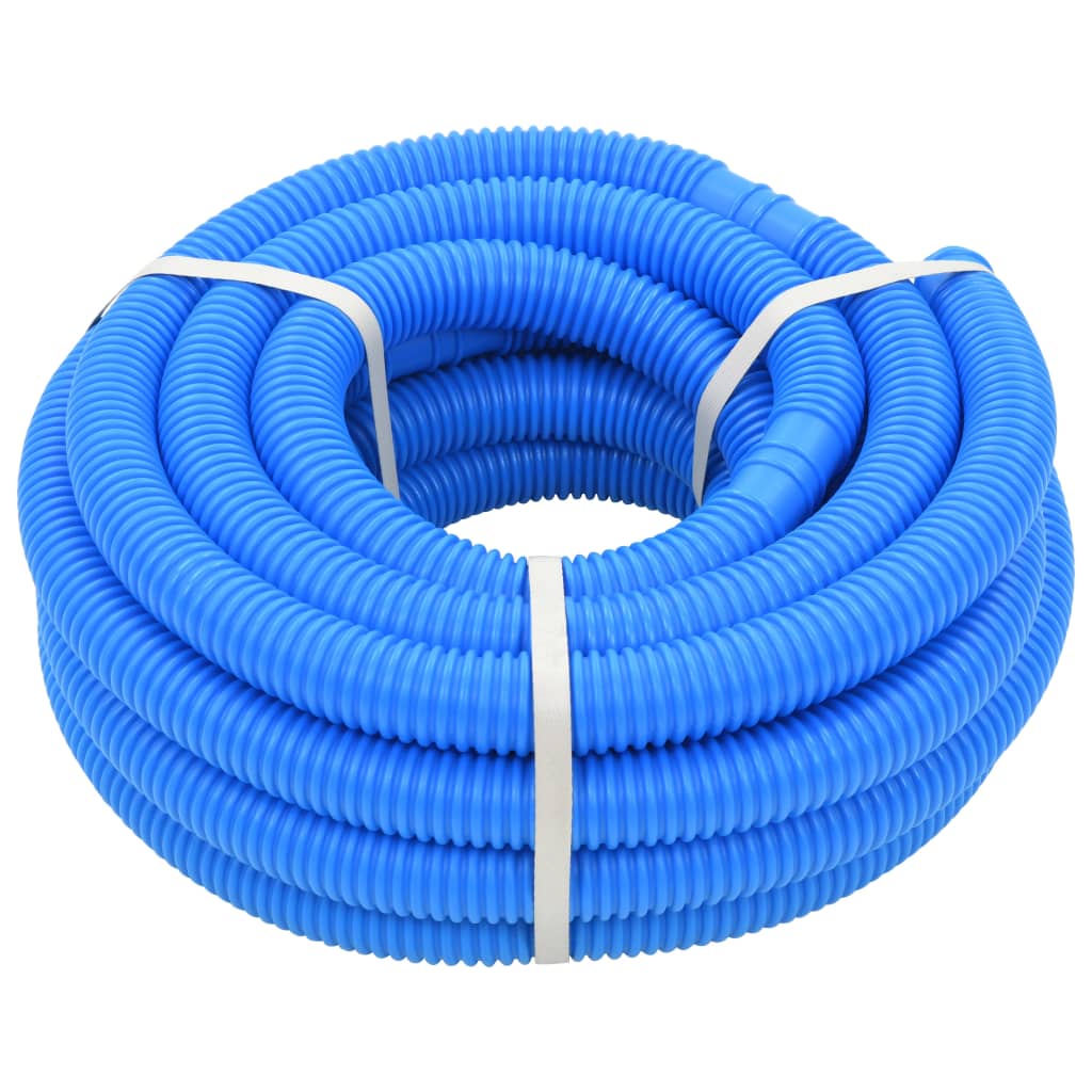 Tubo Flessibile per Piscina LDPE Blu 38 mm 12 m con Morsetti