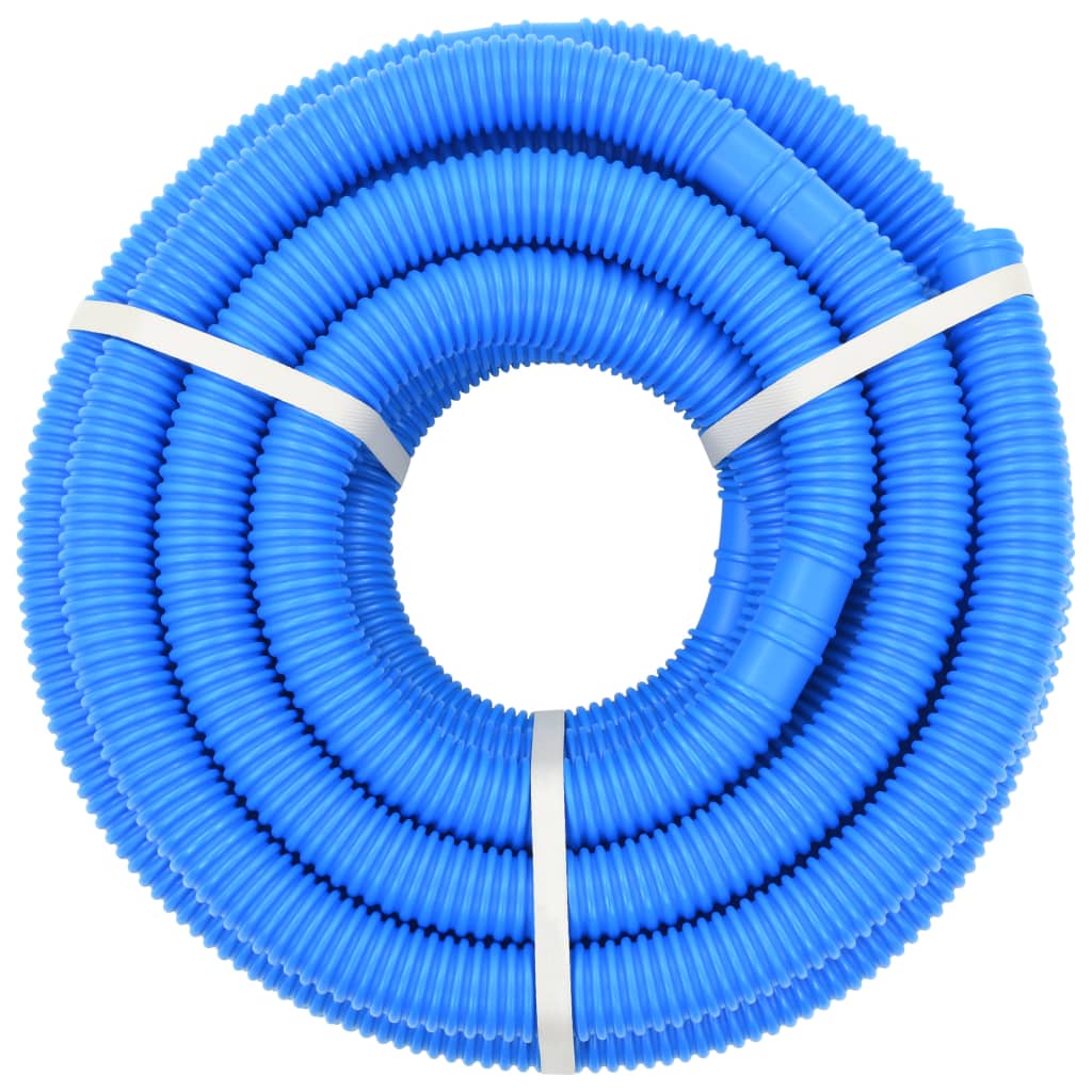 Tubo Flessibile per Piscina LDPE Blu 38 mm 12 m con Morsetti