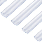 Clip per Strisce Recinzioni 100 pz in PVC Trasparente