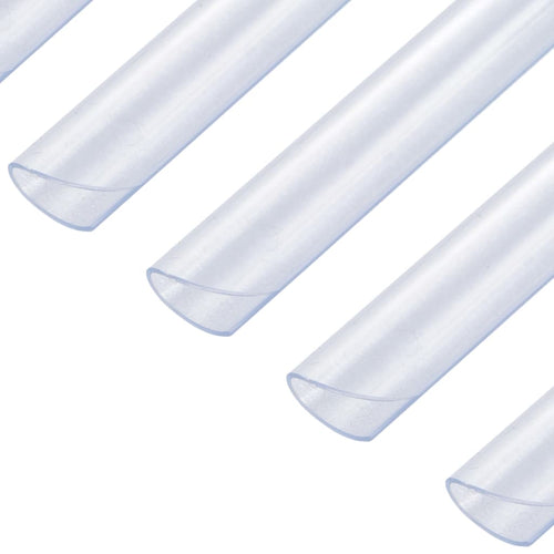 Clip per Strisce Recinzioni 100 pz in PVC Trasparente