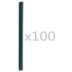 Clip per Strisce Recinzioni 100 pz in PVC Verde