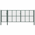Cancello per recinzione con blocco Verde 175 cm Acciaio