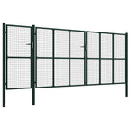 Cancello per recinzione con blocco Verde 175 cm Acciaio