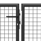 Cancello da Giardino in Acciaio 350x150 cm Antracite