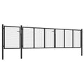 Cancello per Giardino in Acciaio 500x75 cm Antracite