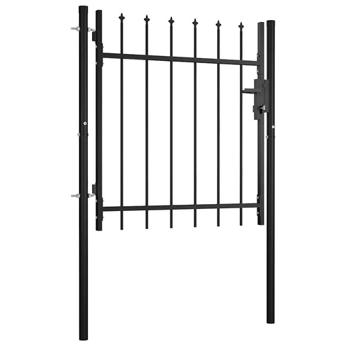 Cancello per recinzione BOXTEL con punta a lancia 100x75 cm