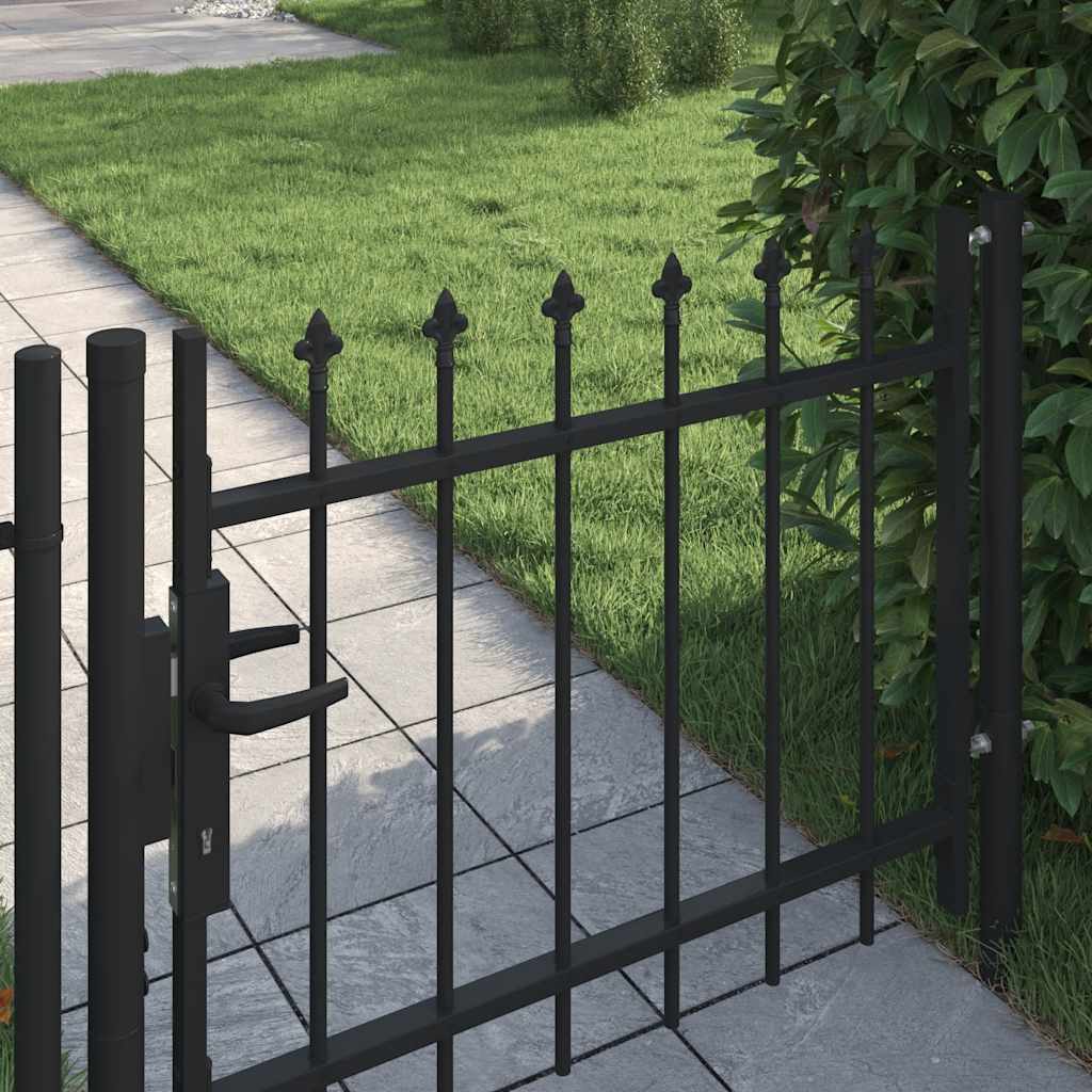 Cancello per recinzione BOXTEL con punta a lancia 100x75 cm