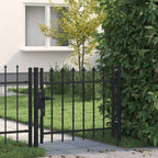 Cancello per recinzione BOXTEL con punta a lancia 100x75 cm