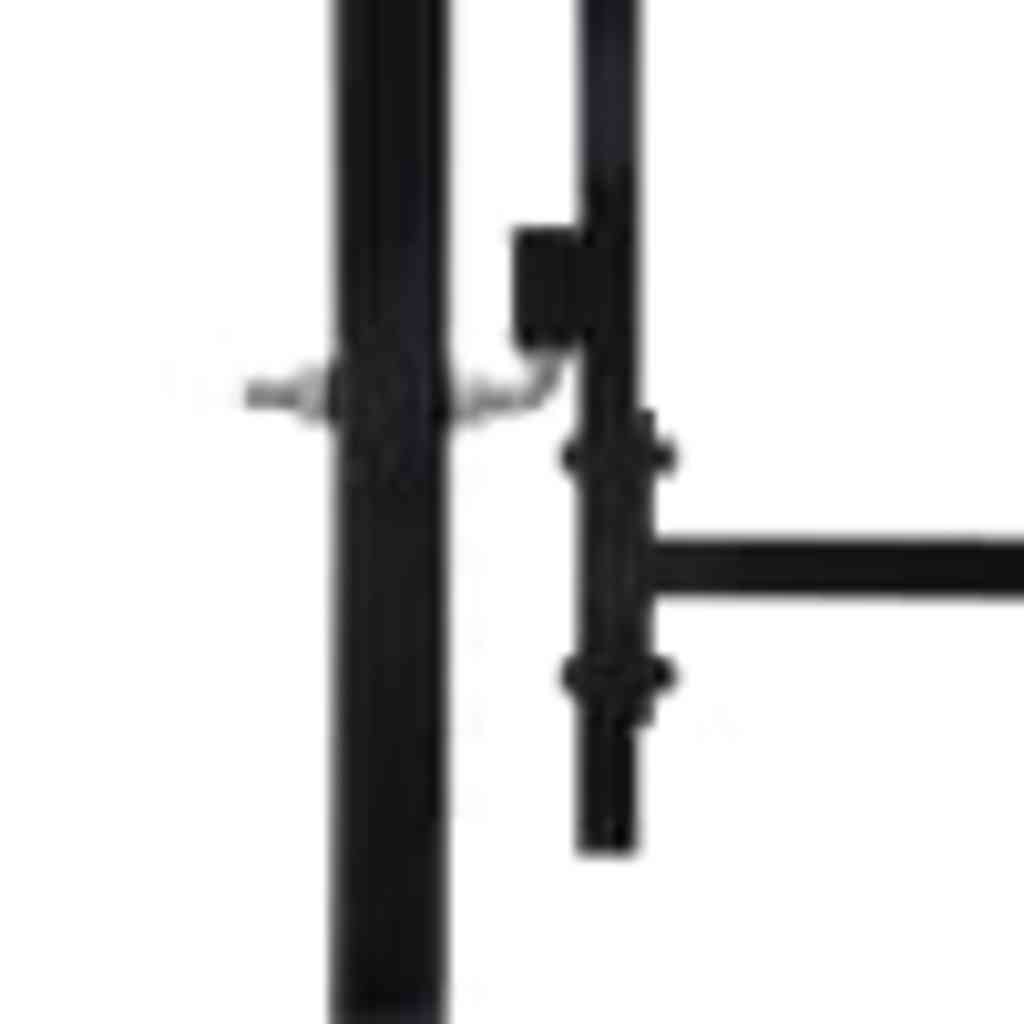 Cancello per recinzione a doppia porta Woerden con punta a lancia 299,5x149,5 cm