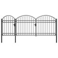 Cancello da Giardino ASSEN con Parte Superiore Arcuata 400x175 cm