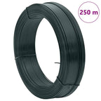 Filo per Recinzioni 250m 0,9/1,4 mm Acciaio Zincato Rivestimento PVC Verde