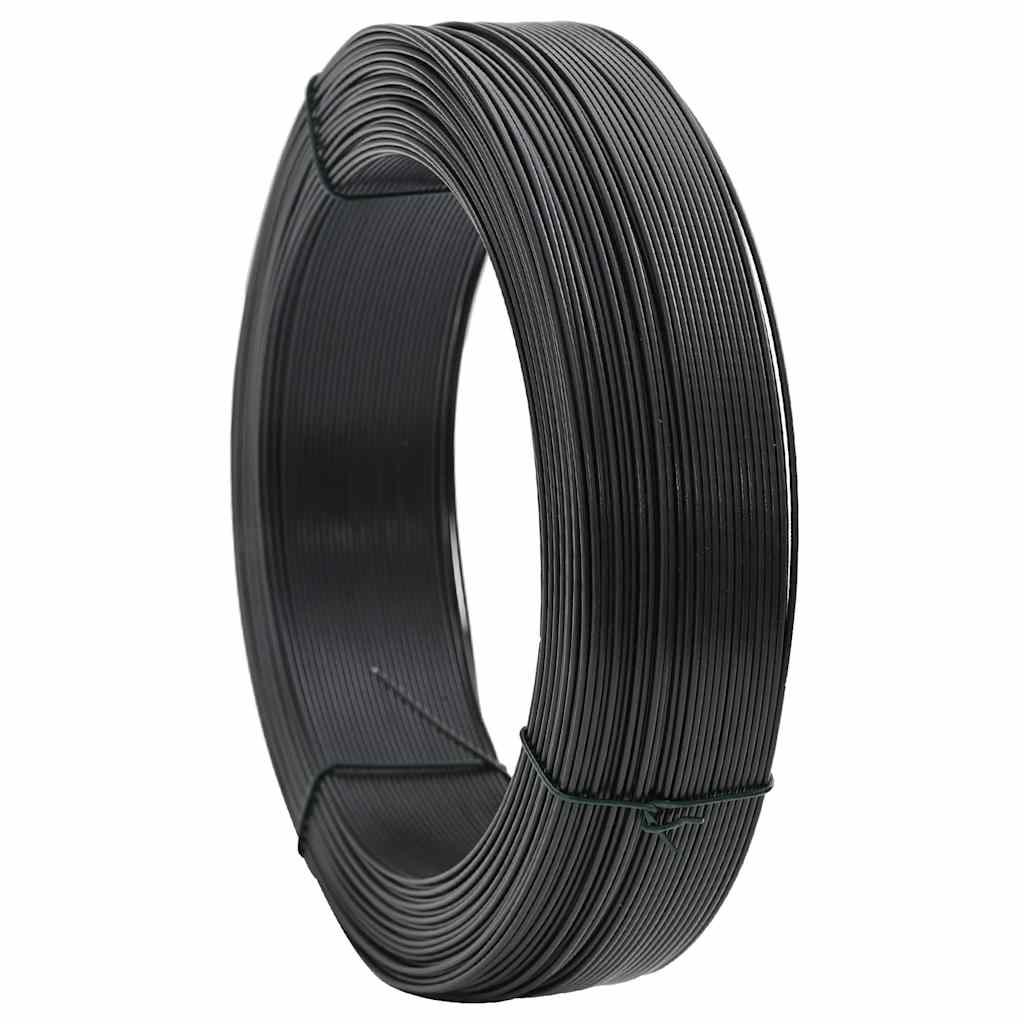 Filo per Recinzioni 250 m 0,9/1,4 mm Acciaio Antracite