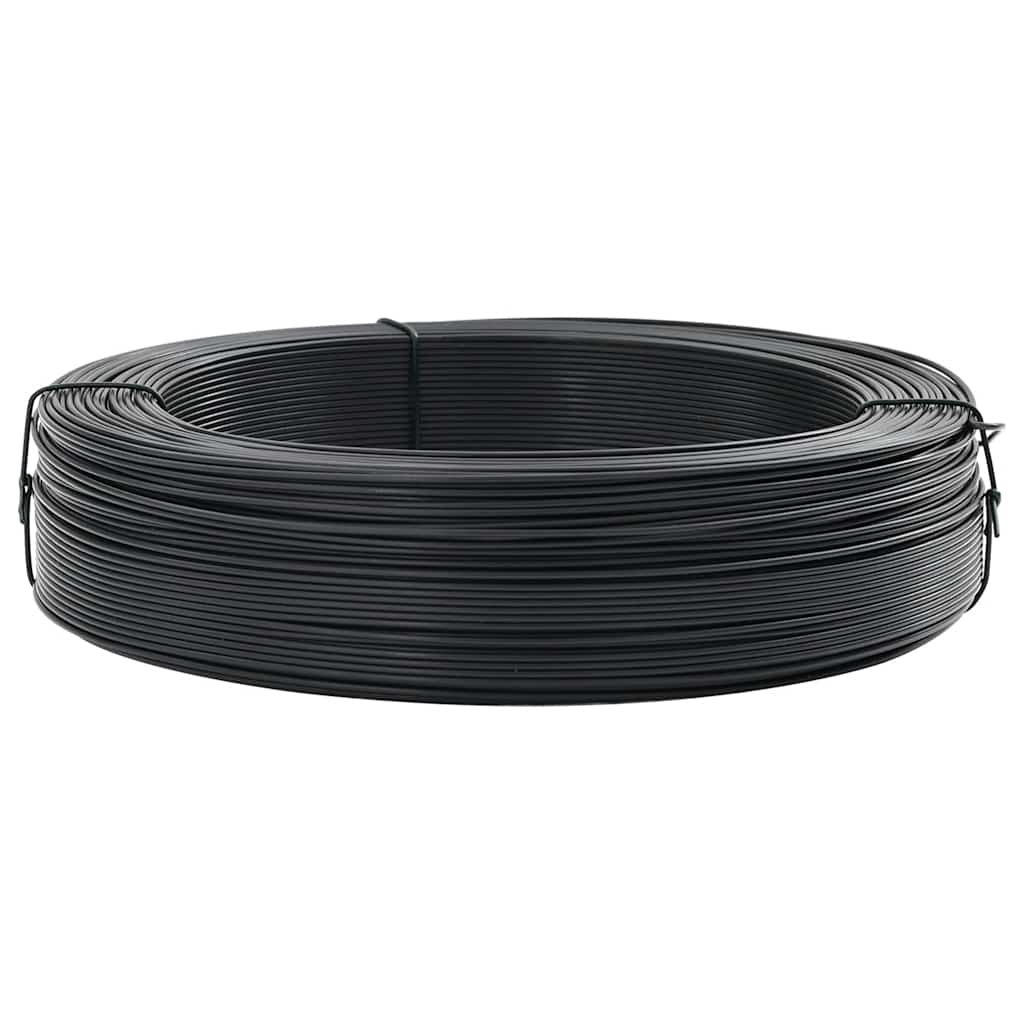 Filo per Recinzioni 250 m 0,9/1,4 mm Acciaio Antracite