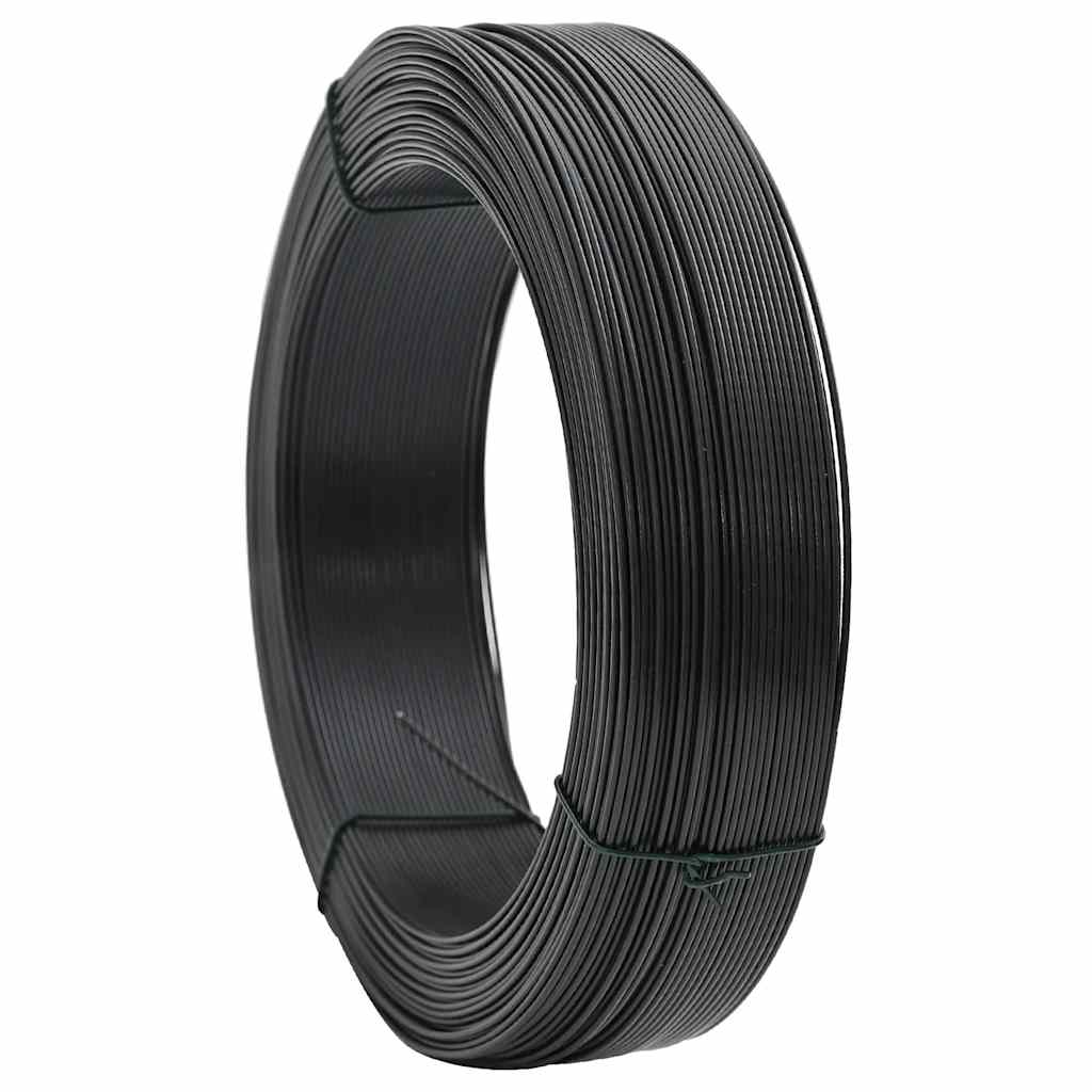 Filo per Recinzioni 250m 1,6/2,5 mm Acciaio Zincato Antracite