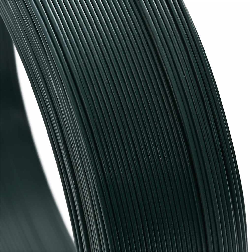 Filo per Recinzioni 250m 2,3/3,8 mm Acciaio Zincato PVC Verde