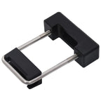 Connettori a U in Acciaio Inossidabile e Plastica per Pali Recinzione 60x40mm - 25 Set