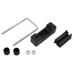Connettori a U in Acciaio Inossidabile e Plastica per Pali Recinzione 60x40mm - 25 Set