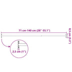 Barre di Sicurezza per Finestra Regolabili 710-1200 mm - Set 3 Pezzi