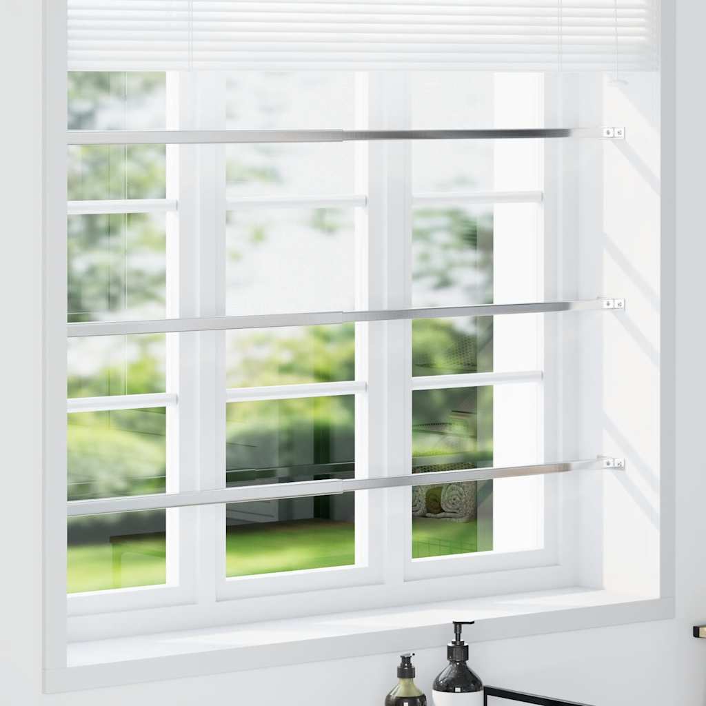 Barre di Sicurezza per Finestra Regolabili 710-1200 mm - Set 3 Pezzi