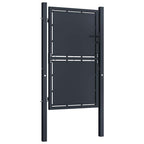 Cancello da Giardino in Acciaio 100x175 cm Antracite